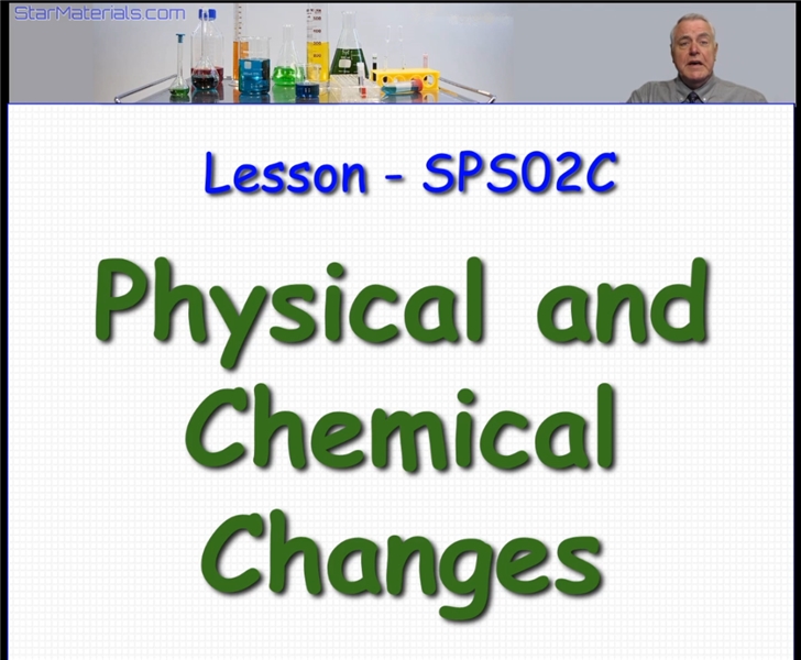 FREE Middle School Science Video Lessons - STAR** Compliant Free Middle School Science Video Lesson on Physical and Chemical Changes