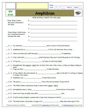 FREE Differentiated Worksheet for EYEWITNESS * - Amphibian - Episode FREE Differentiated Worksheet / Video Guide