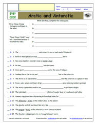 FREE Differentiated Worksheet for EYEWITNESS * - Arctic Antarctic - Episode FREE Differentiated Worksheet / Video Guide