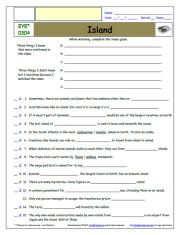 FREE Differentiated Worksheet for EYEWITNESS * - Island - Episode FREE Differentiated Worksheet / Video Guide