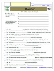 FREE Differentiated Worksheet for EYEWITNESS * - Monster - Episode FREE Differentiated Worksheet / Video Guide