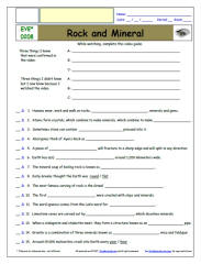 FREE Differentiated Worksheet for EYEWITNESS * - Rock Mineral - Episode FREE Differentiated Worksheet / Video Guide