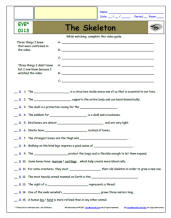 FREE Differentiated Worksheet for EYEWITNESS * - Skeleton - Episode FREE Differentiated Worksheet / Video Guide
