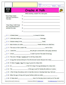 FREE Differentiated Worksheet for the Magic School Bus * - Cracks a Yolk - Episode FREE Differentiated Worksheet / Video Guide