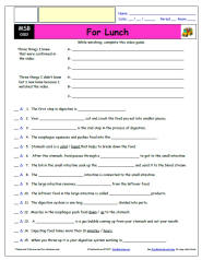 FREE Differentiated Worksheet for the Magic School Bus * - For Lunch - Episode FREE Differentiated Worksheet / Video Guide