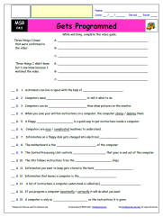 FREE Differentiated Worksheet for the Magic School Bus * - Gets Programmed - Episode FREE Differentiated Worksheet / Video Guide