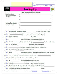 FREE Differentiated Worksheet for the Magic School Bus * - Revving Up - Episode FREE Differentiated Worksheet / Video Guide