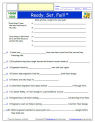 FREE Worksheet for the The Magic School Bus - Rides Again *- Ready, Set, Fail!   Episode FREE Differentiated Worksheet / Video Guide