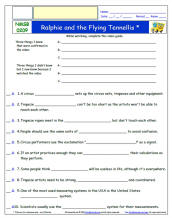 FREE Worksheet for the The Magic School Bus - Rides Again *- Ralphie and the Flying Tennellis    Episode FREE Differentiated Worksheet / Video Guide