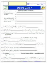 FREE Worksheet for the The Magic School Bus - Rides Again *- Making Magic    Episode FREE Differentiated Worksheet / Video Guide