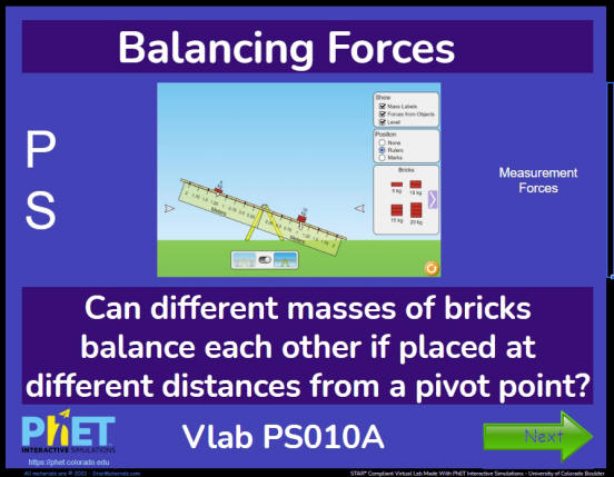 ../../../Science_Middle School Science Virtual Labs - STAR** Compliant - Middle School Science Virtual Labs on Balancing Forces